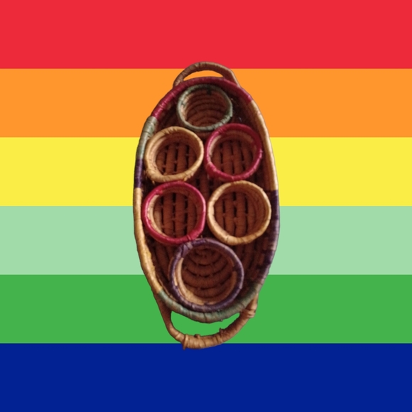 Vintage Wicker Tray - Picture 4 of 4